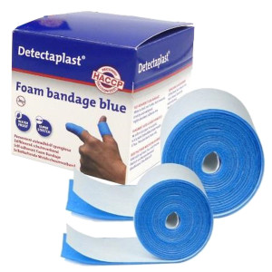 BENDAGGIO COESIVO BLU PER HACCP DETECTAPLAST 6X450CM COD. CER117