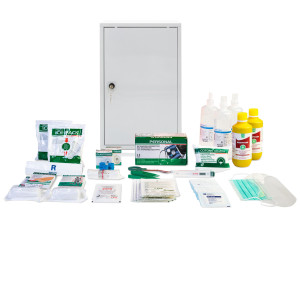 ARMADIETTO P. SOCCORSO IN METALLO BIANCO 102M OLTRE 3 PERSONE COD. CPS523