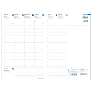 AGENDA SETTIMANALE MINISTRO 16X24CM ECO EUNOIA BORDEAUX 2027 QUO VADIS COD. 0151156Q