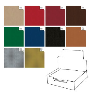 SCATOLA 100FG CARTA REGALO KRAFT DARK 70X100CM REX SADOCH COD. 74400DAR