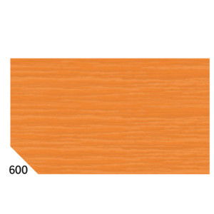 10RT CARTA CRESPA ARANCIONE 600 (50X250CM 48GR/M2 REX SADOCH COD. KR363-600