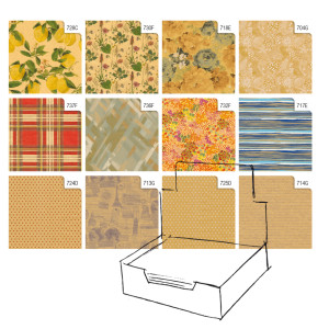 SCATOLA 100FG CARTA REGALO NATURA KRAFT 70X100CM REX SADOCH COD. N4400GEN