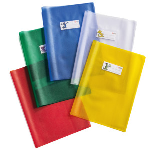 COPRIMAXI PVC GOFFRATO TRASPARENTE EMYSILK C/ALETTE 21X30CM GIALLO RIPLAST COD. 31715565.30 CONFEZIONE DA 30