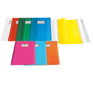 COPRIMAXI PVC GOFFRATO TRASPARENTE EMYSILK C/ALETTE 21X30CM ARANCIONE RIPLAST COD. 31715568.30 CONFEZIONE DA 30