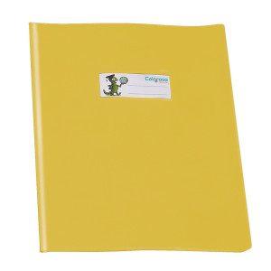COPRIMAXI PVC LUCIDO COPRENTE GREENLINE 21X30CM C/ALETTE GIALLO RIPLAST COD. 34718045.30 CONFEZIONE DA 30