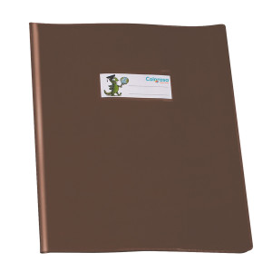 COPRIMAXI PVC LUCIDO COPRENTE GREENLINE 21X30CM C/ALETTE MARRONE RIPLAST COD. 34718052.30 CONFEZIONE DA 30