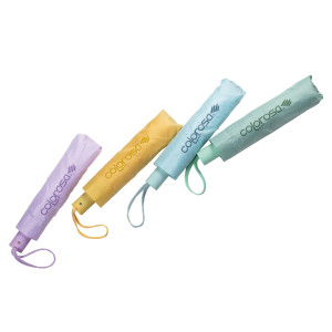 MINI OMBRELLO AUTOMATICO COLORI ASSORTITI COLOROSA PASTEL RIPLAST COD. 3601OB