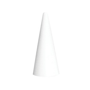 CONO IN POLISTIROLO ESPANSO D70MM H 125MM RI.PLAST COD. 51840450 CONFEZIONE DA 11