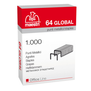 SCATOLA 1000 PUNTI 64 GLOBAL (6/4 RO-MA COD. 1001310 CONFEZIONE DA 10