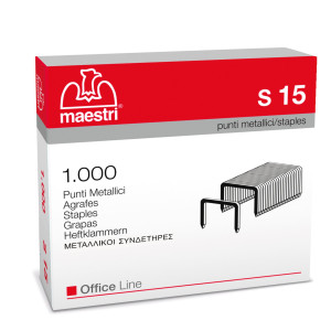 SCATOLA 1000 PUNTI S15 (23/15 IN ACCIAIO RO-MA COD. 1005417