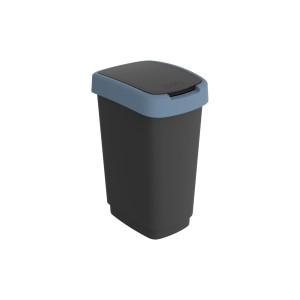 PATTUMIERA 25LT IN PPL NERO/BLU CON COPERCHIO BASCULANTE ROTHO COD. F600310
