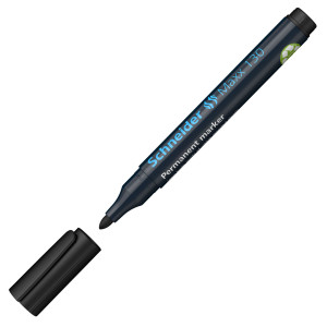 MARCATORE MAXX 130 PERMANENTE PUNTA CONICA NERO SCHNEIDER COD. P113001 CONFEZIONE DA 10