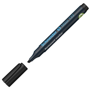 MARCATORE MAXX 133 PERMANENTE PUNTA SCALPELLO NERO SCHNEIDER COD. P113301 CONFEZIONE DA 10