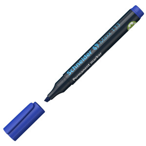 MARCATORE MAXX 133 PERMANENTE PUNTA SCALPELLO BLU SCHNEIDER COD. P113303 CONFEZIONE DA 10