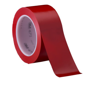 NASTRO ADESIVO VINILICO 50MMX33MT ROSSO SCOTCHÂ® 471 COD. 7000028850