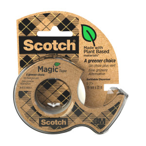 NASTRO ADESIVO SCOTCHÂ® MAGIC 900 GREEN 19MMX20MT IN CHIOCCIOLA COD. 7100355956