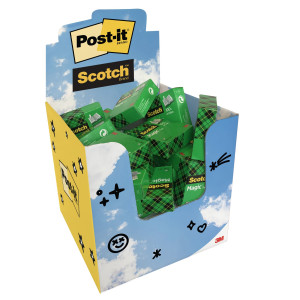 EXPO 28+4PZ NASTRO ADESIVO SCOTCHÂ®MAGICÂ® 19MMX33M COD. 7100410393