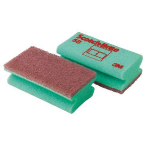 CONF 10 SPUGNE ACCOPPIATE VERDE SCOTCH-BRITEÂ® 58 COD. 7000037578