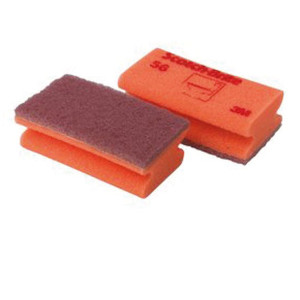 CONF 10 SPUGNE ACCOPPIATE ROSSO SCOTCH-BRITEÂ® 56 COD. 7100145508