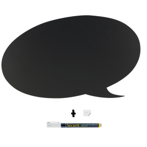 LAVAGNA DA PARETE 'FUMETTO' SILHOUETTE SECURIT COD. FB-BUBBLE
