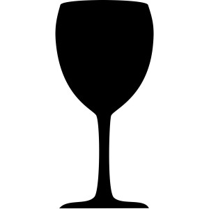 LAVAGNA DA PARETE BICCHIERE SILHOUETTE SECURIT COD. FB-GLAS