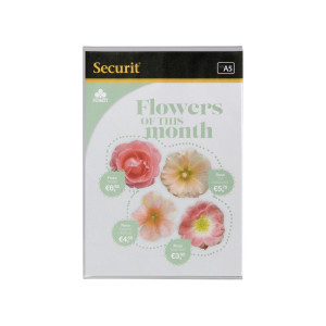 DISPLAY PORTAMENU' A L 15X21CM (A5 SECURIT COD. PFT-ACL-A5