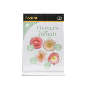 DISPLAY PORTAMENU' A T 15X21CM (A5 SECURIT COD. PFT-ACV-A5
