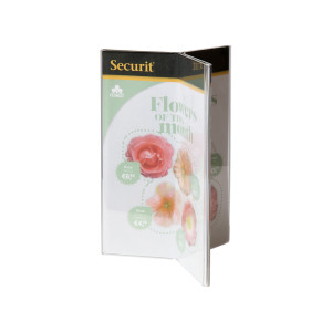 DISPLAY PORTAMENU' A Y 10,5X14,8CM (A6 SECURIT COD. PFT-ACY-A6