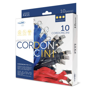 50 CORDONCINO PASS M IN RASO NERO LUNGH. 85CM SEI ROTA COD. 62008210