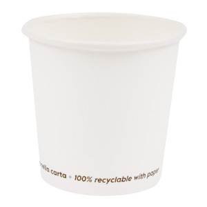 50 BICCHIERI IN CARTA 200ML BIANCO SIGNOR BIO COD. PGC008BIO50C