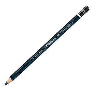 MATITA TIPO CARBONCINO MARS LUMOGRAPH BLACK 6B STAEDTLER COD. 100B-6B CONFEZIONE DA 12