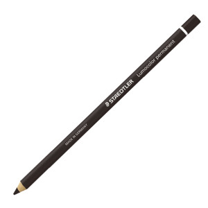 MATITA LUMOCOLORÂ® PERMANENTE GLASOCHROM NERO STAEDTLER COD. 108 20-9 CONFEZIONE DA 12