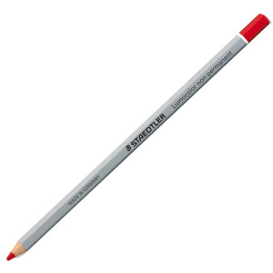 MATITA LUMOCOLORÂ® NON PERMANENTE OMNICHROM ROSSA STAEDTLER COD. 108-2 CONFEZIONE DA 12