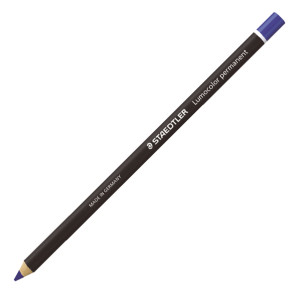 MATITA LUMOCOLORÂ® PERMANENTE GLASOCHROM BLU STAEDTLER COD. 10820-3 CONFEZIONE DA 12
