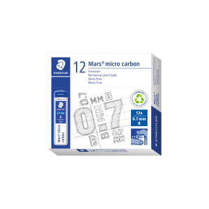 12 ASTUCCI DA 12 MINE 0.7MM MARS MICRO 250 07-B STAEDTLER COD. 250 07-B