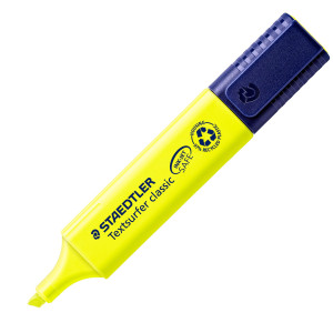 EVIDENZIATORE TEXTSURFER CLASSIC GIALLO 364-1 STAEDTLER COD. 364-1 CONFEZIONE DA 10