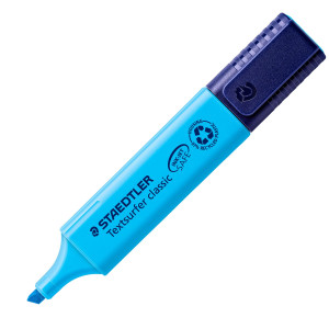 EVIDENZIATORE TEXTSURFER CLASSIC AZZURRO 364-3 STAEDTLER COD. 364-3 CONFEZIONE DA 10