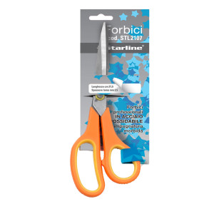 FORBICI 21,5CM LAMA IN ACCIAIO IMPUGNATURA MORBIDA STARLINE COD. 4365