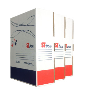 SCATOLA ARCHIVIO ST-BOX A4 LEGAL 35,5X26X9 CM STARLINE COD. 8109.1603 CONFEZIONE DA 25