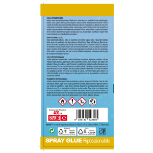 ADESIVO SPRAY RIPOSIZIONABILE 400ML STARLINE COD. A02014