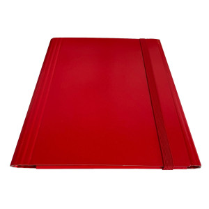 CARTELLA C/ELASTICO PIATTO ROSSO DORSO VARIABILE STARLINE COD. CP7RO-STL5401 CONFEZIONE DA 5