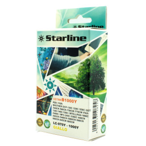 CARTUCCIA INK GIALLO PER PRINT C/BROTHER LC1000YLC 970Y COD. JNBR1000Y