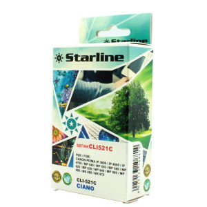 CARTUCCIA INK CIANO PER PRINT C/CANON CLI521C COD. JNCA521C