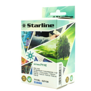 CARTUCCIA INK CIANO PER PRINT C/HP 711 COD. JNHP711C