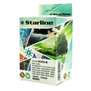 CARTUCCIA INK NERO PER PRINT C/HP AD ALTA CAPACITA' HP 302XL COD. JRHP302XLB