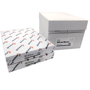 CARTA FOTOCOPIE A3 80GR 500FG BIANCA STARLINE COD. STL2005. CONFEZIONE DA 5