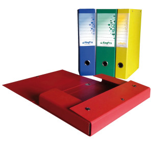 SCATOLA PROGETTO KINGPRO 8 GIALLO C/PORTAETICHETTA STARLINE COD. STL5110.