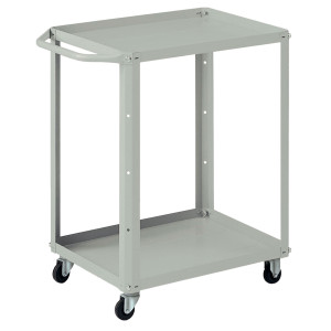 CARRELLO 2 VASCHE DA 60X45CM GRIGIO COD. C542