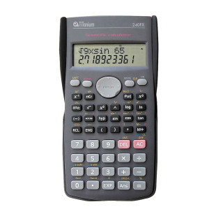 CALCOLATRICE SCIENTIFICA 12 CIFRE 240 FUNZIONI 240FX TITANIUM COD. 240FX