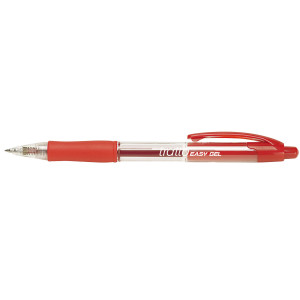 PENNA SFERA SCATTO EASY GEL TRATTO 0,5MM ROSSO TRATTO COD. 827702 CONFEZIONE DA 10